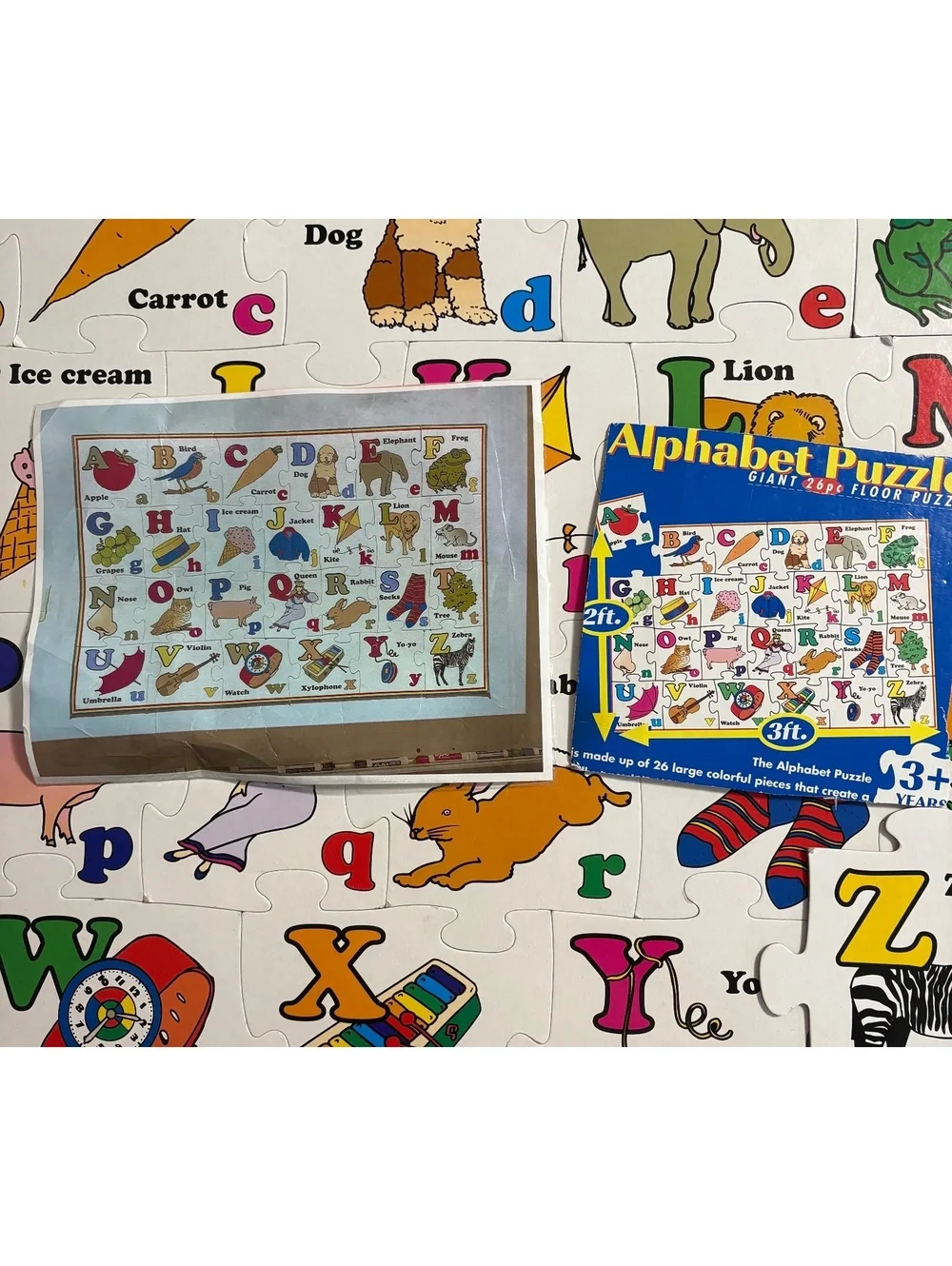 Alphabet giant floor puzzle